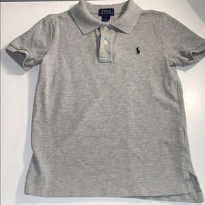 Polo Ralph Lauren Boy’s Short Sleeve Gray Polo Top Size 7